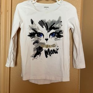 Little girls jeweled shirt